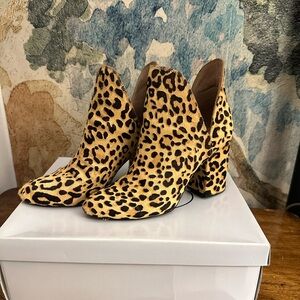 Steve Madden Calf Hair Leopard Print Boots